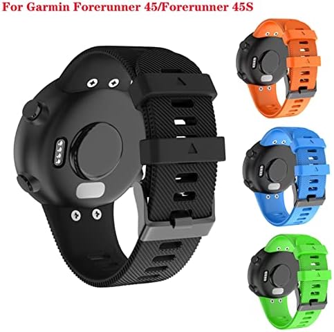 Fehauk 18mm 20mm Soft Silicone Smart Watch Band para Garmin Forerunner 45 Watch Sport Pulp Strap for Garmin Forerunner