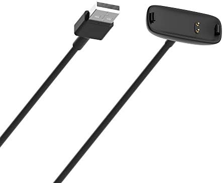 Cabo do carregador compatível com Fitbit Inspire 2, 2-Pack Inspire 2 USB Charging Cord Dock Acessórios