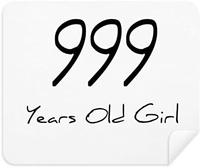 999 anos, menina de limpeza de pano de limpeza de pano limpador de 2pcs de camurça tecido