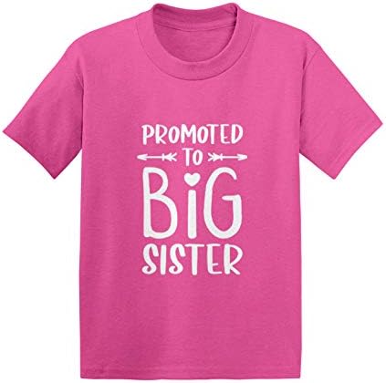 Haase Unlimited Promoed to Big Sister - T -shirt de camiseta de camisa de algodão/criança de novo SIS