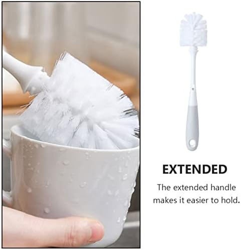 Limpeza de escova de escova de vidro de vidro Multiplumespose Bottle Brug Brush Cozinha garrafa