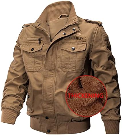 Jaquetas para homens homens de outono de outono de inverno vestuário zíper bolso de bolso de casaco respirável