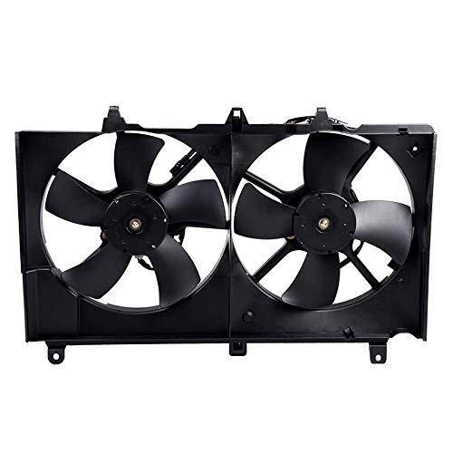 Rareelectrical New Cooling Fan Compatible with Nissan 350Z 3.5L 2003-2006 by Part Numbers 21481-CF40B 21481CF40B