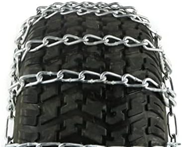 A ROP SHOP | 2 Corrente de pneus de ligação para Toro 18x8.5x8 Frente e 26x12x12 Tractor de pneu