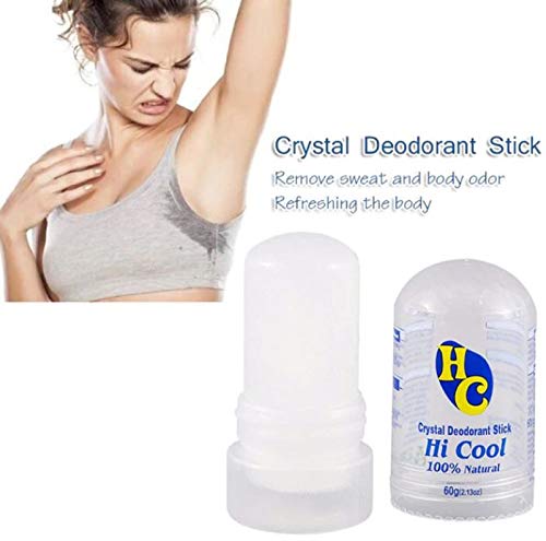 60G Alum Stick Desodorante Antiperspirante Stick Stick Alum Crystal Deodorant Remoção da axili