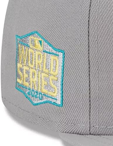 New Era La Los Angeles Dodgers 9Fifty 2020 World Series Campeões Side Patch WS Snapback Cap, Hat ajustável