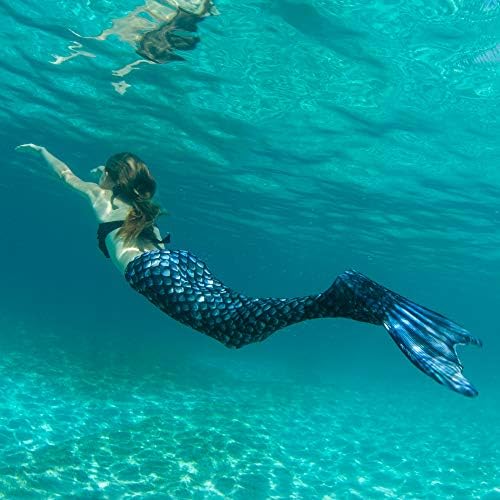 Fin Fun Mermaidens - Tails de sereia para nadar para meninas e crianças com monofin