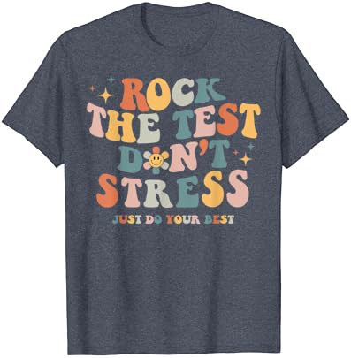 ROCK GROOVY O teste não estressa apenas faça sua melhor camiseta de teste