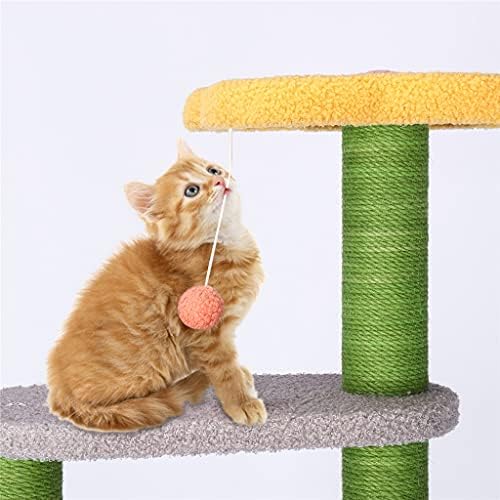 Gatos de gatos Gatos de escalada com quadros de arranhões post gatos brinquedos de gatos Tower jump