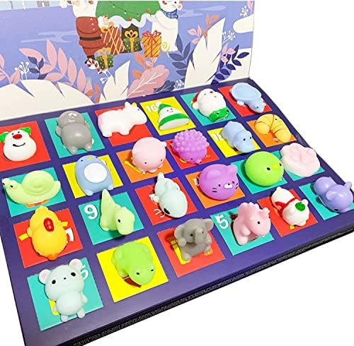 Panshan, incluindo 24 brinquedos mochi mochi embalados de forma independente, pode ser usada como