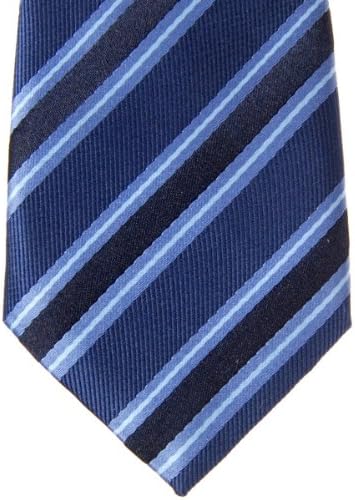 Retreez Padrão de listra Preppy Padrão de microfibra pré-amarrada da gravata