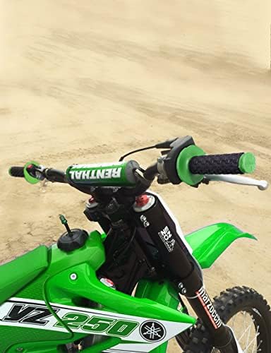 IssyZone Motorcycle Grodes Grips 2pcs 22mm e 24 mm, garra de travesseiro sem deslizamento, garras de barra de aceleração