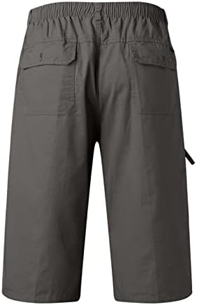 Miashui g estilo salto de moletom homens casuais sólidos verão médio cintura cintura elástica de cargo solta calças