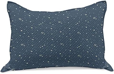 Constelação lunarável malha de colcha de travesseiros, ilustração espacial com corpos celestes e estrelas de