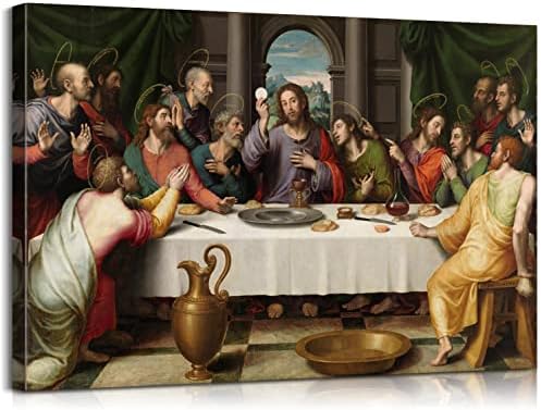 Última ceia Decoração de parede Jesus Picture Decoração de casa cristã Leonardo da Vinci pinturas