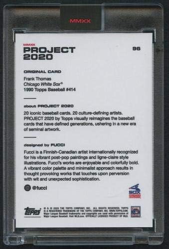 Frank Thomas Fucci Topps Project 2020 96 White Sox 1990 Cart