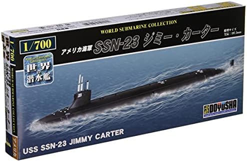 Doyusha WSC-4 1/700 World Submarine Series No. 4 SSN-23 Jimmy Carter Modelo de plástico