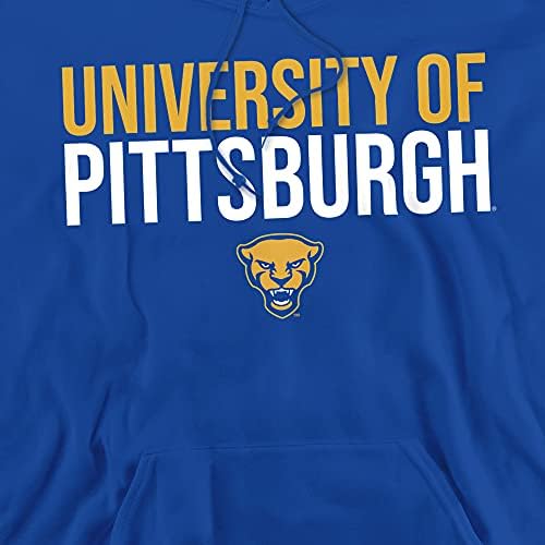 Universidade de Pittsburgh empilhado com capuz adulto unissex adulto