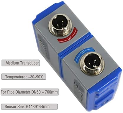 Sensor médio de transdutor de fluxo de fluxo ultrassônico CNYST para diâmetro do tubo DN50 a 700mm adequado para