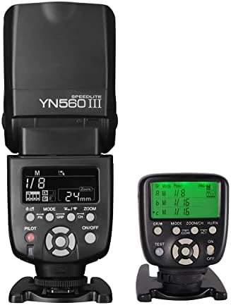 Yongnuo yn560 iii sem fio flash speedlite + yn560-tx ii c LCD Flash Trigger Remote Controller para Canon,
