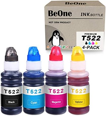 Garrafas de tinta de reabastecimento de Beone T522 Substituição compatível com EPSON 522 para