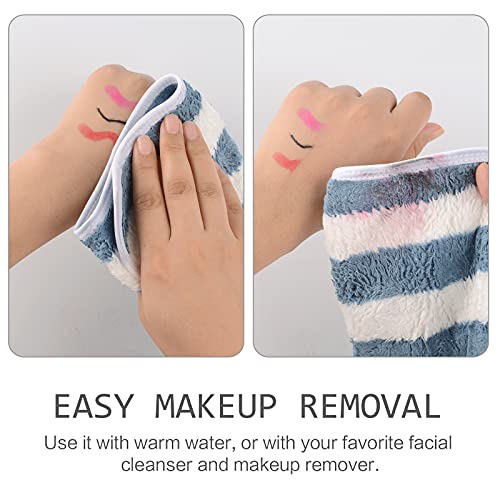 Sunland Microfiber Removedor de maquiagem de panos de limpeza facial reutilizável toalha Ultra Soft panoths