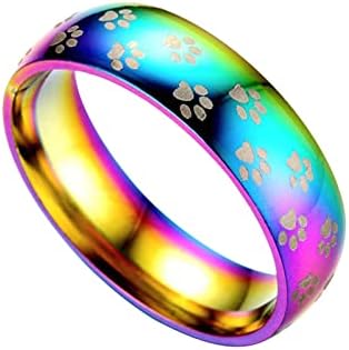 2023 Titanium aço colorido Titanium anel Novo Jóias de jóias de jóias Ringos de aço inoxidável Anéis para