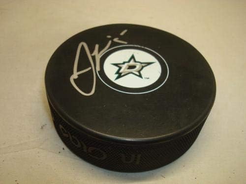 Jamie Oleksiak assinou o Dallas Stars Hockey Puck autografado 1b - Pucks autografados da NHL
