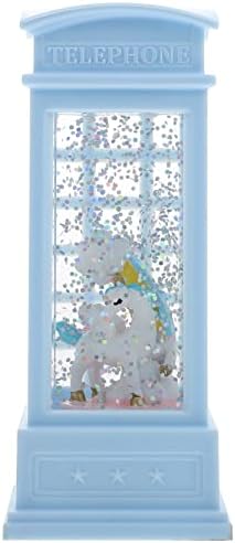 Toyvian Winter Decorações de inverno Night Night Light Crystal Lamp: Fofte Unicorns Lamp Bebê Criança Luz