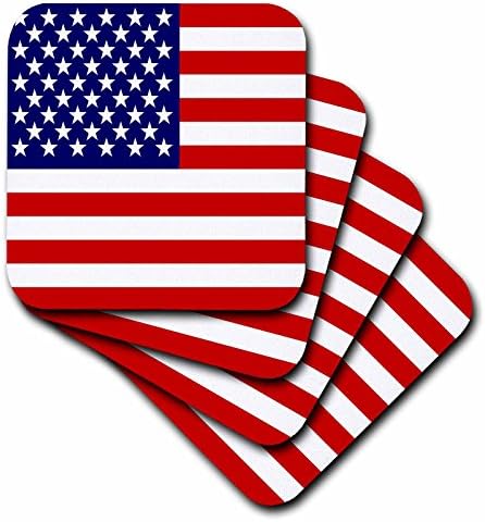 3drose cst_112805_1 American Flag-Patriótica USA Estrelas e listras vermelhas brancas e azuis-4 de julho America