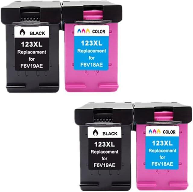 Substituição de cartucho de tinta compatível com SHINE-TRON OEM 123XL para HP123 H-P 123 para Desk-J-Et