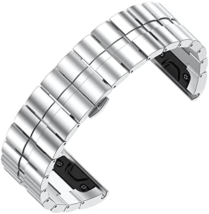 Banda de liberação rápida de 26mm de 26mm metal fase fácil ajuste aço inoxidável banda de pulseira de pulseira