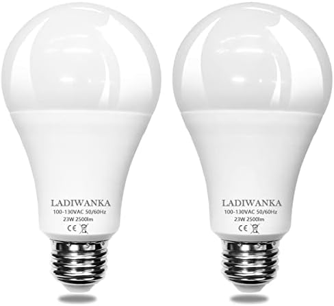 Lâmpada ladiwanka 150 watts, lâmpadas LED de 2500lm, lâmpadas LED, 23w Luz do dia 5000k, lâmpada