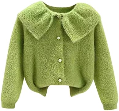 Crianças crianças crianças bebês meninos meninas meninas sólidas manga comprida suéter de lã Cardigan casaco