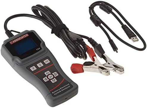 Equipamento associado 12-1012 Hand segurado Testador de sistema elétrico de bateria, cd de cabo de impressora