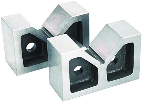 Groz V-Block | Ferro fundido | Comprimento de 3 polegadas | 90 ° VEE | 03100