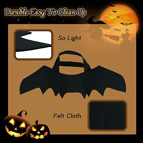 Trajes de halloween de cachorro luzgat asas de morcego para cães grandes cães gatos cosplay acessórios