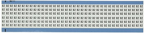 Pano de vinil reposicionável Brady WM-B2-PK, preto em letras sólidas e números Cartão de marcador de