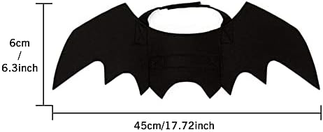 Traje de morcego de gato de estimação, asas de morcego de pet halloween, traje de bastão de cosplay de