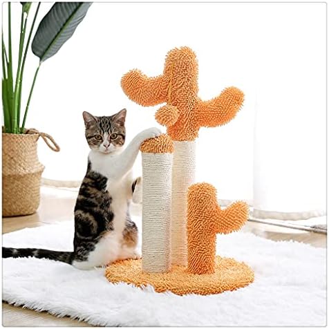 Slatiom m/l Cactus gatos arranhando post com corda sisal gatos scratcher cactus para gatos jovens e adultos gatos