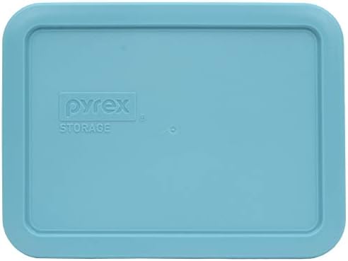 Contêineres de vidro Pyrex 7210 e tampas azuis de surf 7210-PC