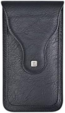 TKFDC Universal Leather Holster Case Bolsa de celular para bolsa de bolsas duplas Bolsa de cintura para todos