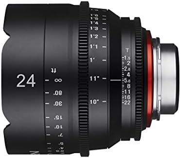 Rokinon Xen XN24-C 24mm T1.5 Lente Cine Professional para Canon EF, Black
