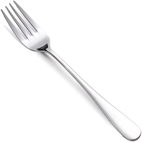 Hansware Dinner Forks 8 polegadas de aço inoxidável Forks de talheres de cozinha conjunto de 6 garfos de metal