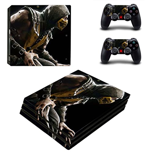 Jogo Mortal Best Ninja Kombat PS4 ou Ps5 Skin Skin para PlayStation 4 ou 5 Console e 2 controladores Decals