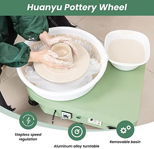 Máquina de cerâmica da roda de cerâmica Huanyu 9-13/16 com pedal do pé, máquina de cerâmica elétrica com