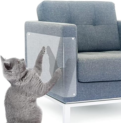 CAT Protetor de mobiliário de arranhões para sofás e portas impedem marcas de arranhões, protetores