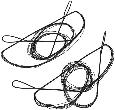 Dilwe Bow String, poliéster 12 fios Recurve Bow String Substituição Atualização de arco e arco e