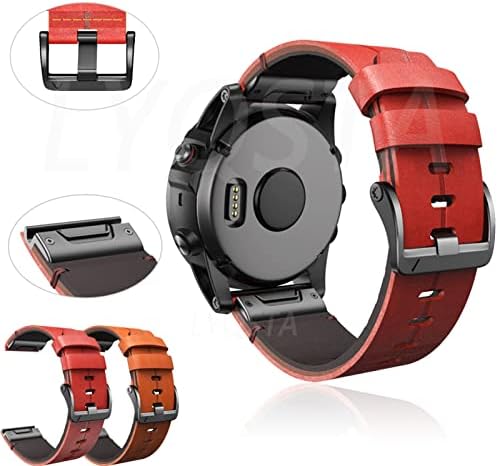 TTUCFA Smart Watch Band tiras para Garmin Fenix ​​6x 6xPro 5x 5xplus 3HR Descendente Mk1quick Libele