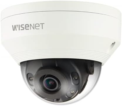 Hanwha Techwin QNV-7010R 4MP IR WDR Network Câmera de cúpula ao ar livre com lente fixa de 2,8 mm, conexão RJ45